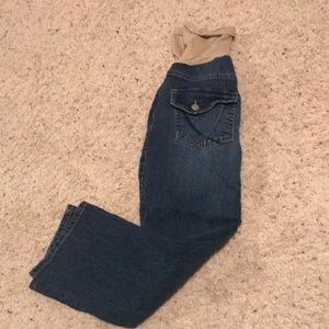 Oh Baby Maternity Crop Jeans Size Large